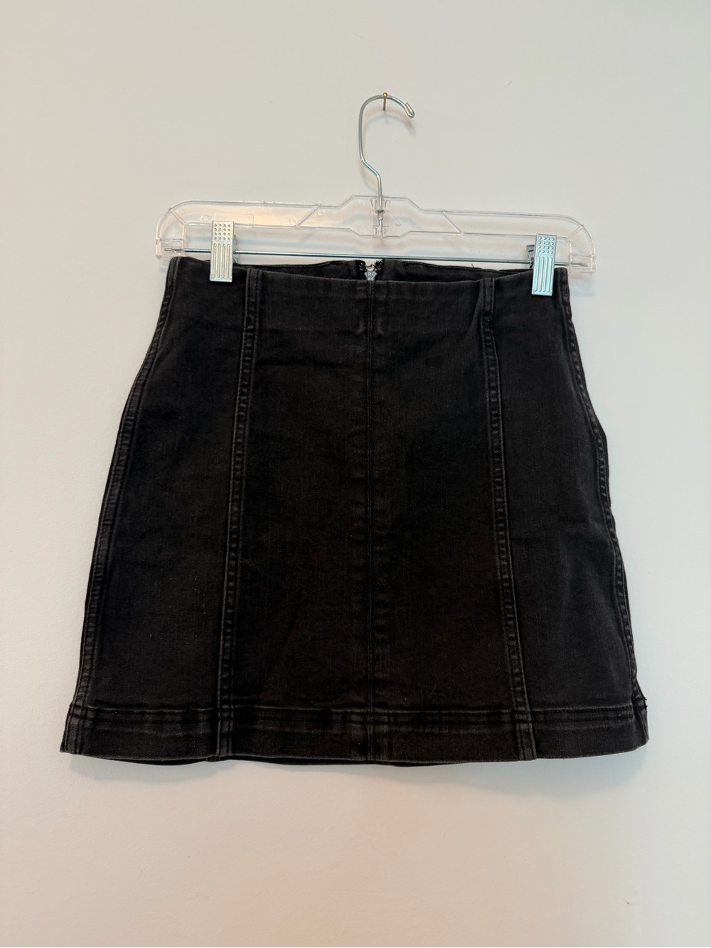 wild fable Black Denim Mini Skirt